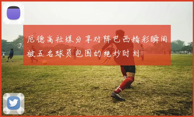 厄德高社媒分享对阵巴西精彩瞬间被五名球员包围的绝妙时刻